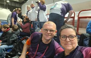 Les supporters dans les tribunes